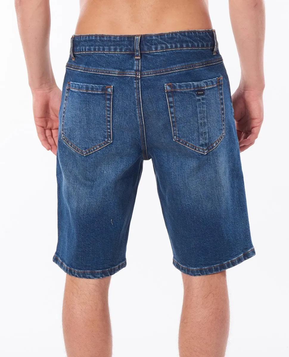Tidal Blue 21" Denim Walkshort