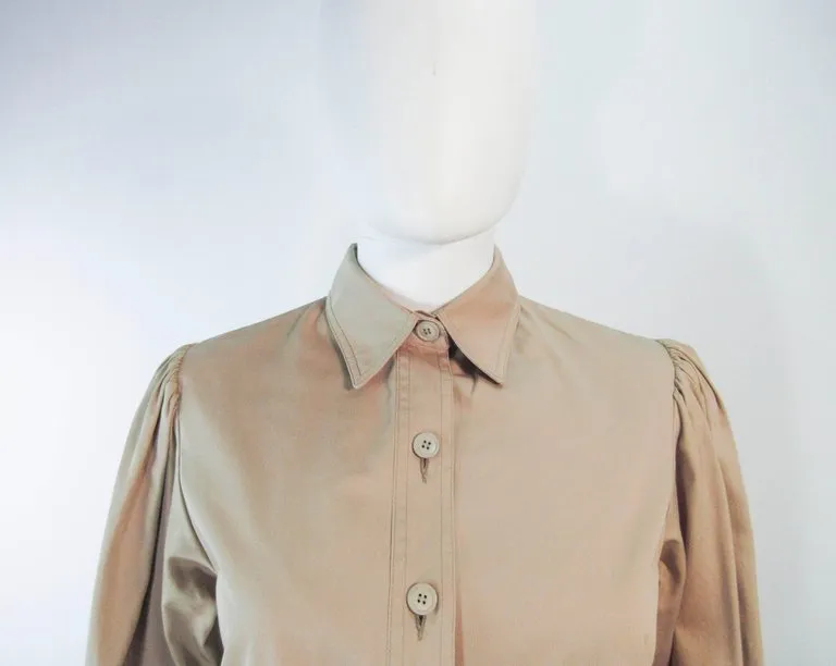 YVES SAINT LAURENT Safari Style Shirt with Pockets
